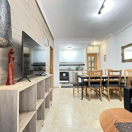 Lägenhet Superior La Playa! 3 Bedrooms! 2 Baths! Air Condition! Side Sea View! Torrevieja